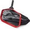 ProTuff deep-bag pool leaf net — red aluminum frame, black 690 micron mesh